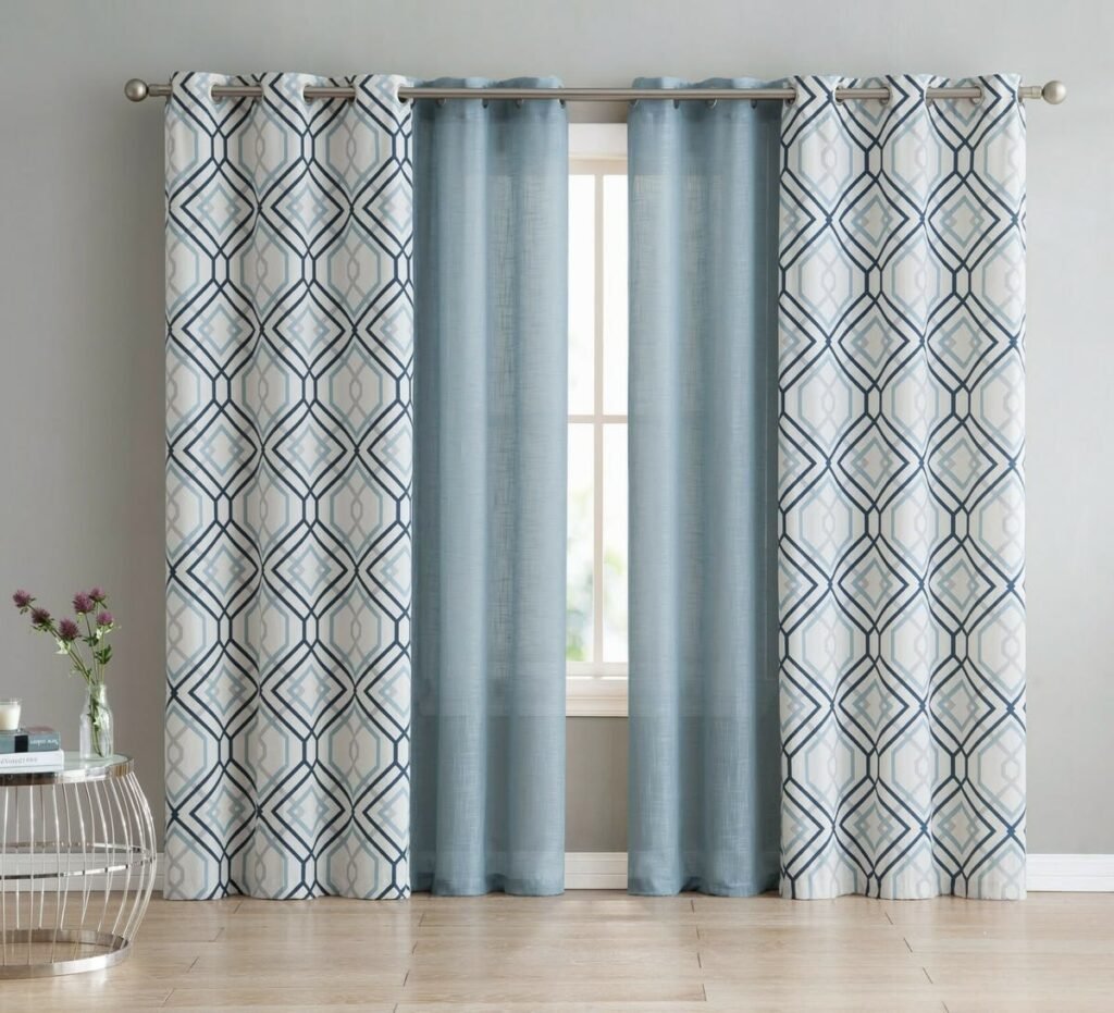 Modern curtains for home décor