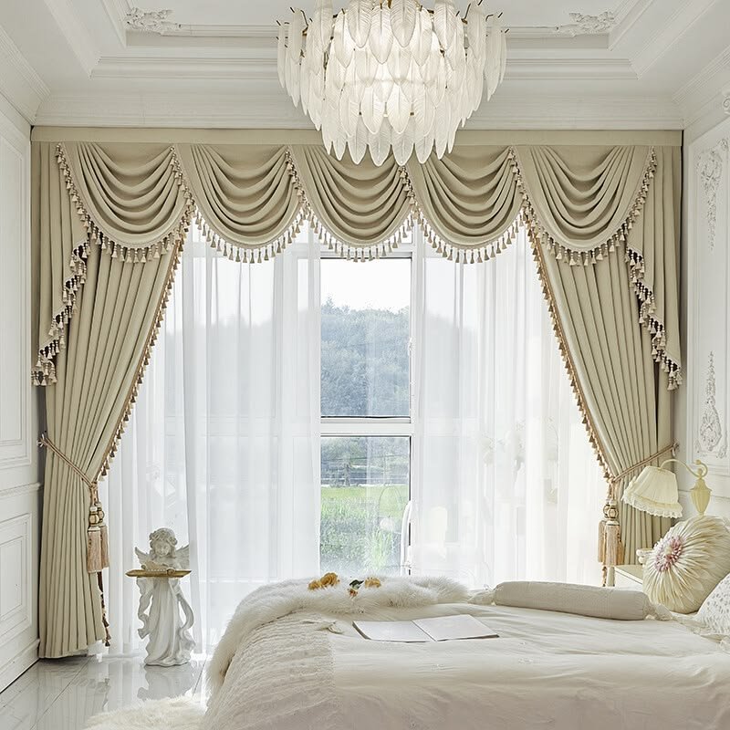 Decorative curtain design for interiors