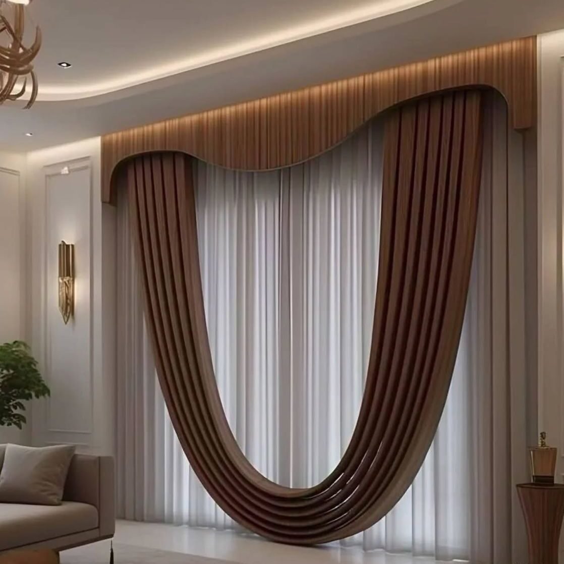 Elegant home window curtain design