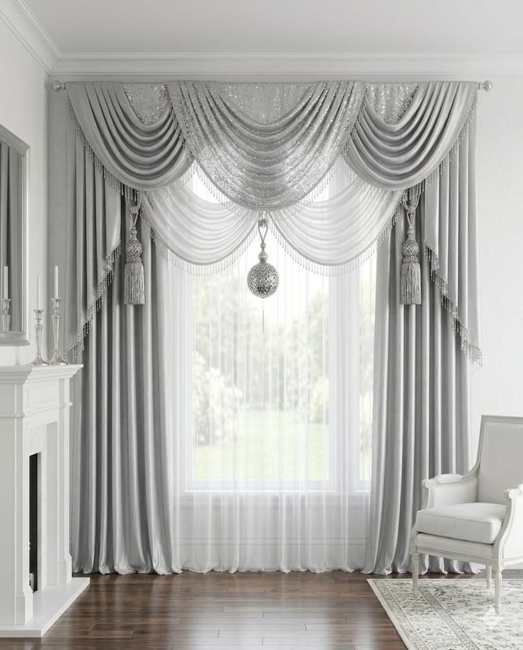 Elegant curtain décor idea