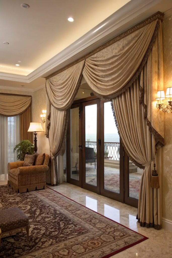 Beautiful modern window treatment
