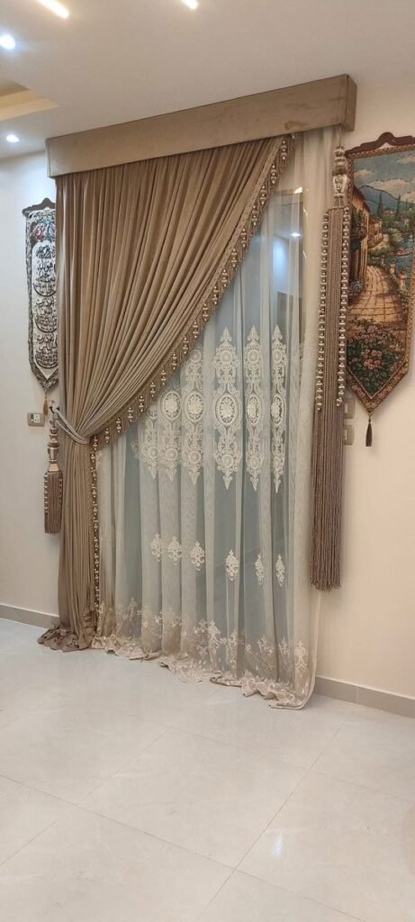 Elegant modern window treatment