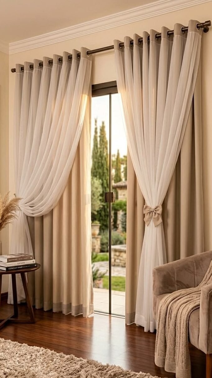 Contemporary curtain design ideas