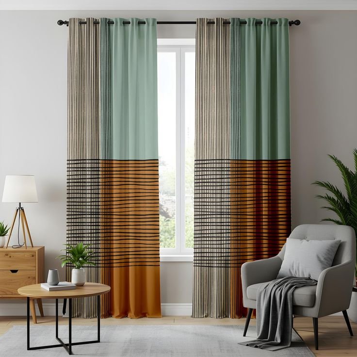 Modern home curtain inspiration