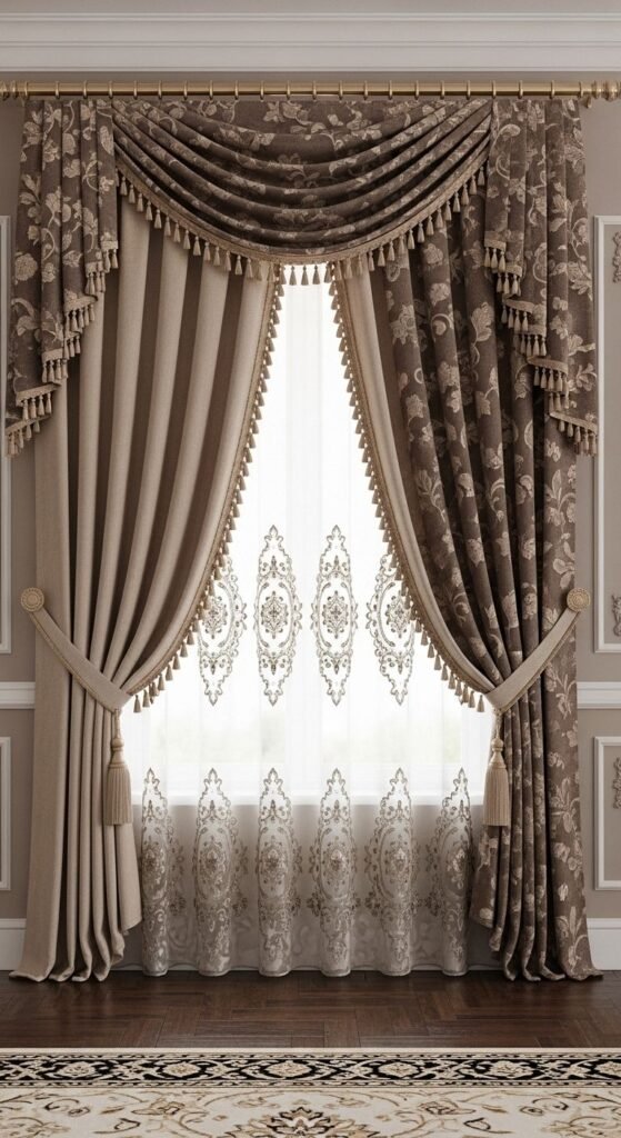 Premium Arabian curtain design