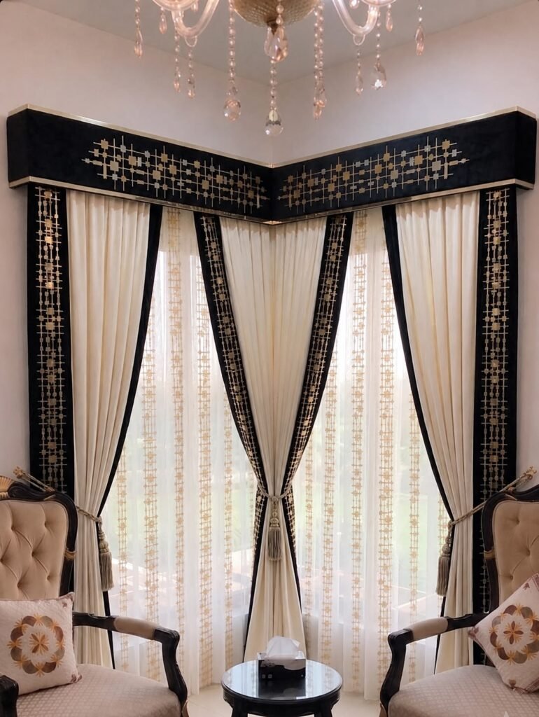 Decorative Arabian window curtain
