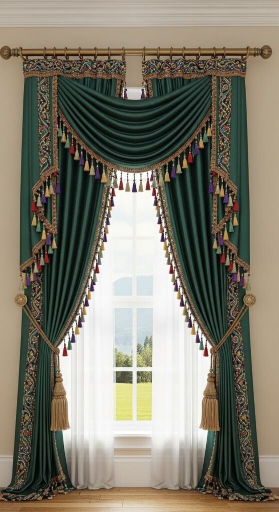 Elegant Arabian curtain collection