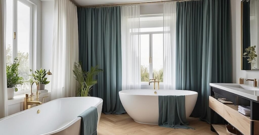 curtain for bathrooms