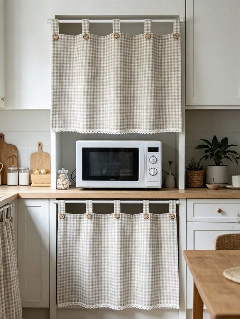 Modern kitchen curtain design