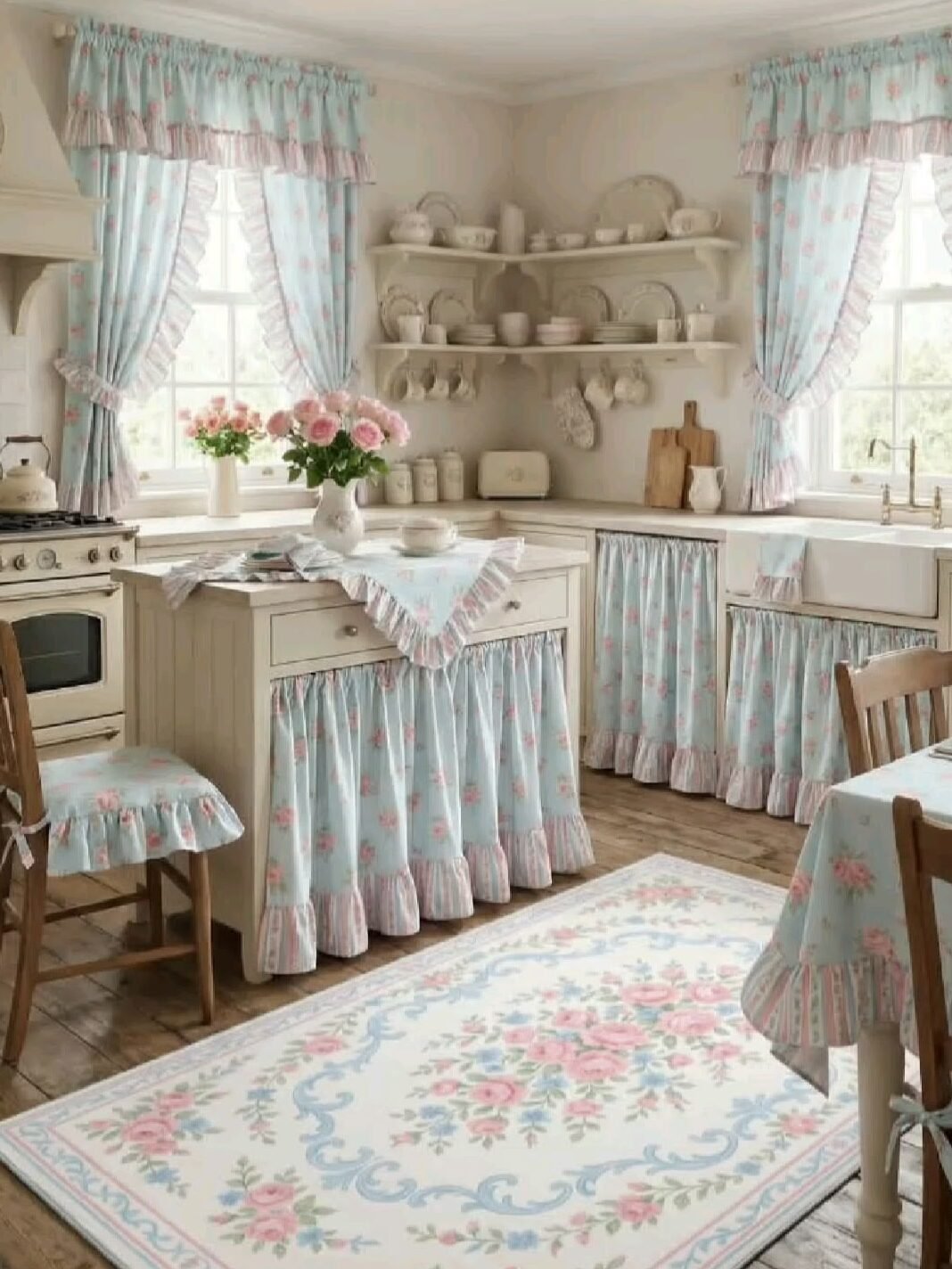 Decorative curtain for kitchen window
