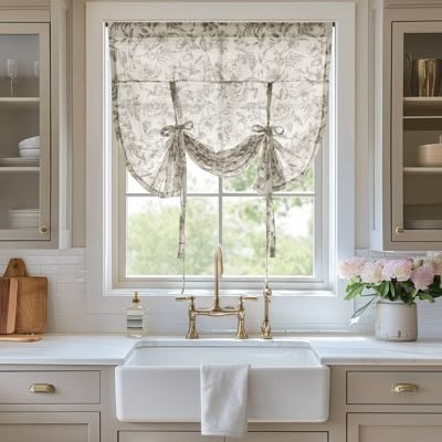 Modern kitchen curtain design