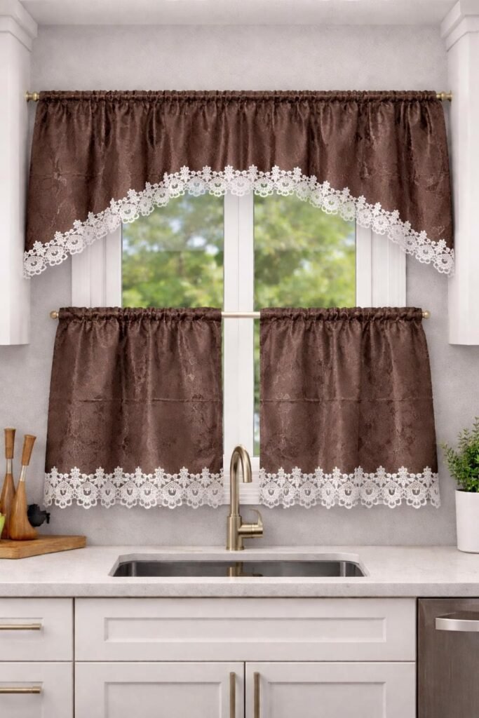 Modern kitchen curtain inspiration