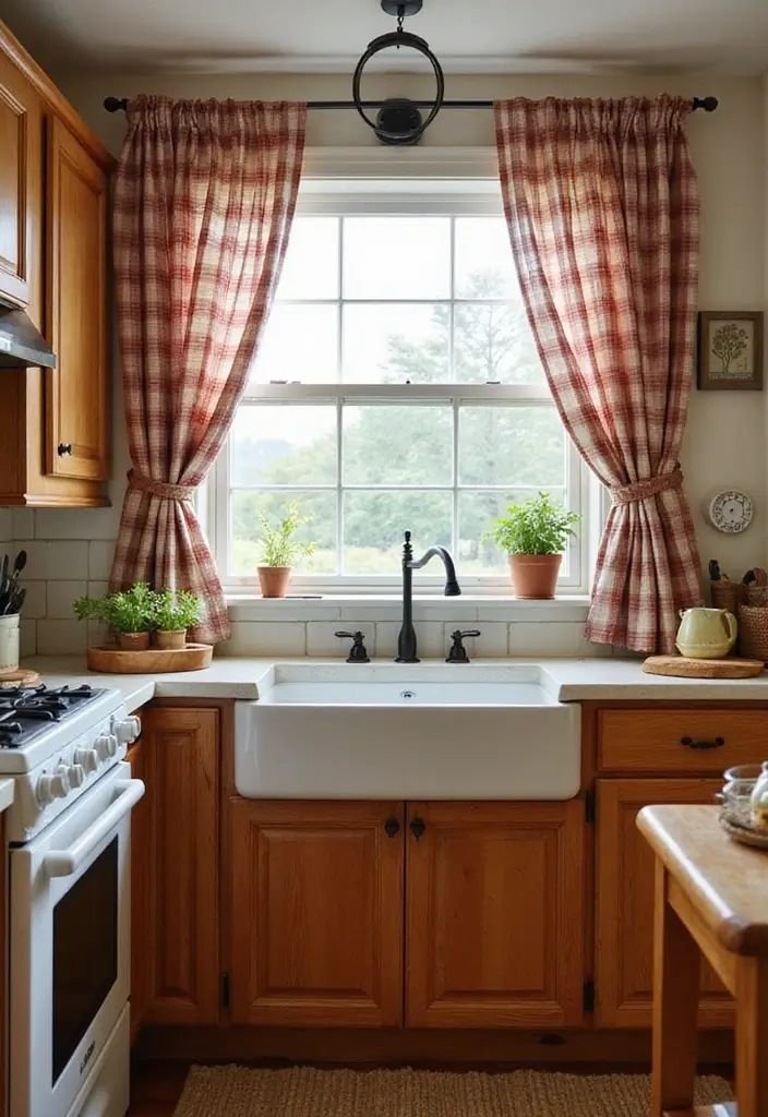 Beautiful kitchen curtain style