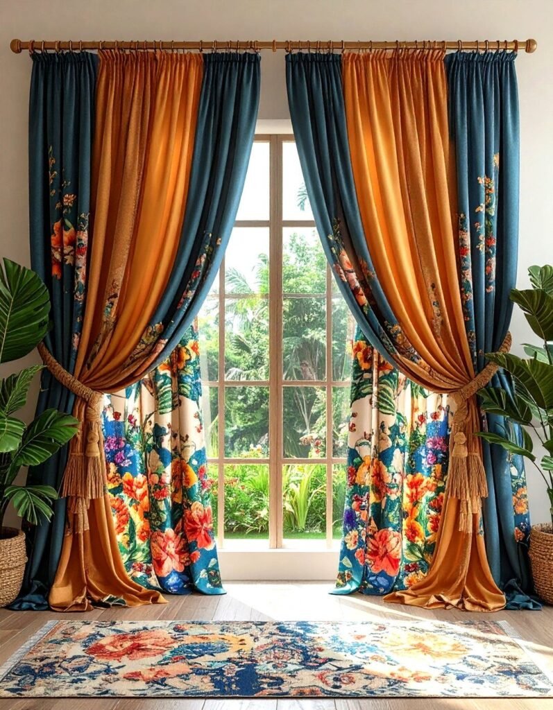 Stylish window curtain idea