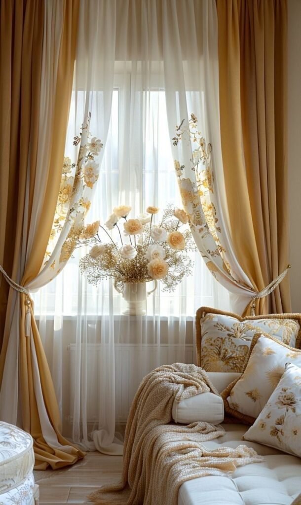 Decorative home curtain idea