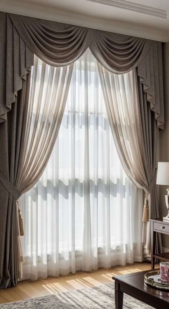 Modern window curtain gallery