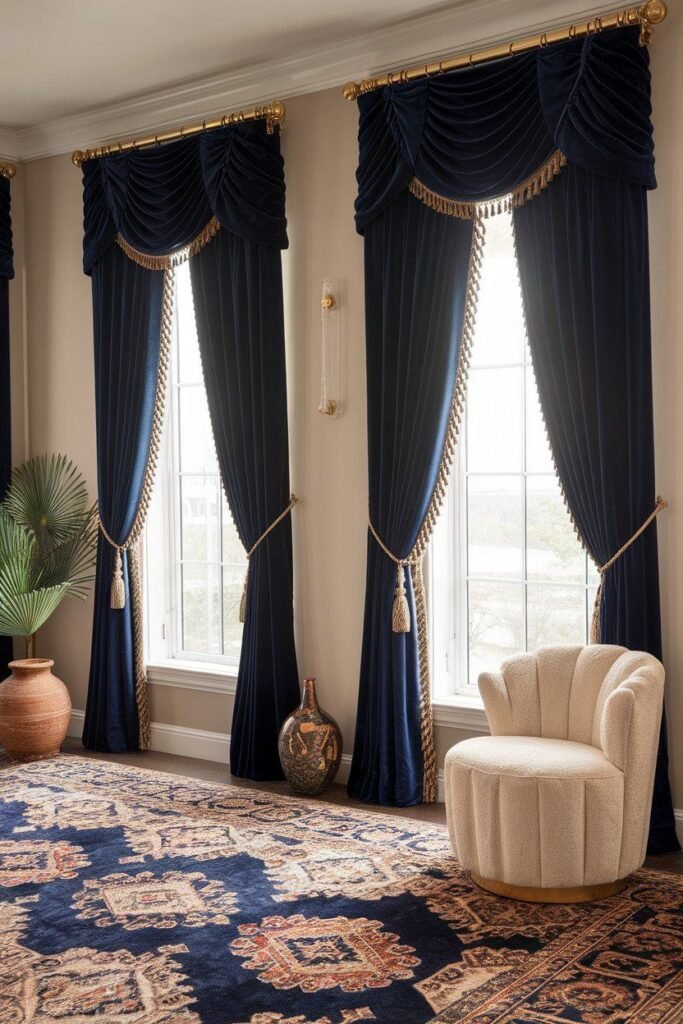 Contemporary window curtain gallery