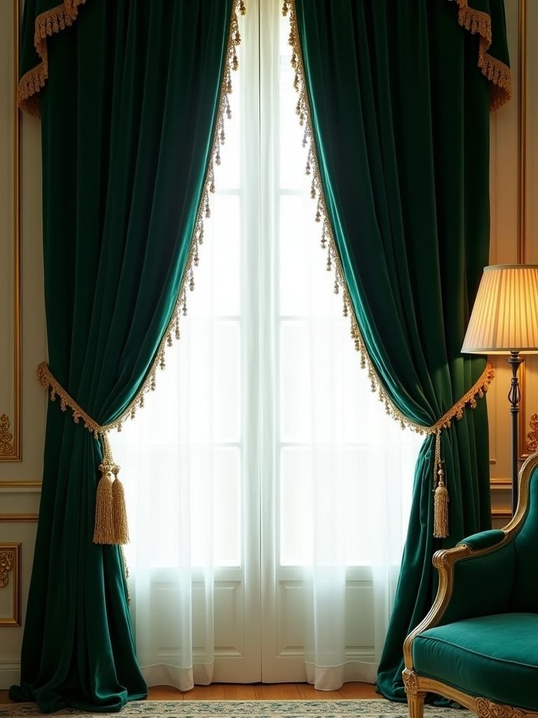 Elegant modern window curtain