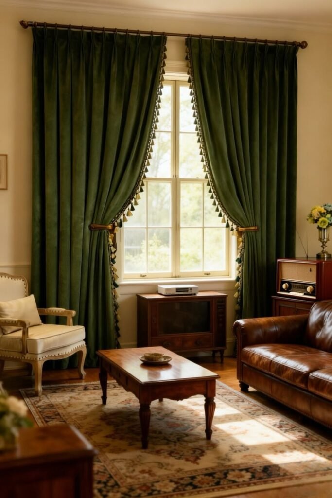 Elegant window curtain style