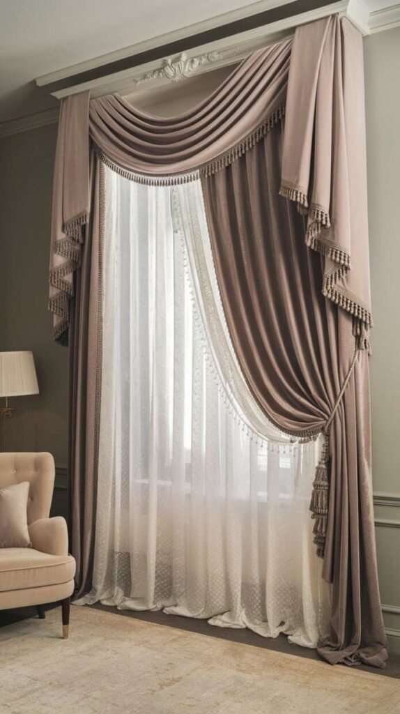 modern window curtain